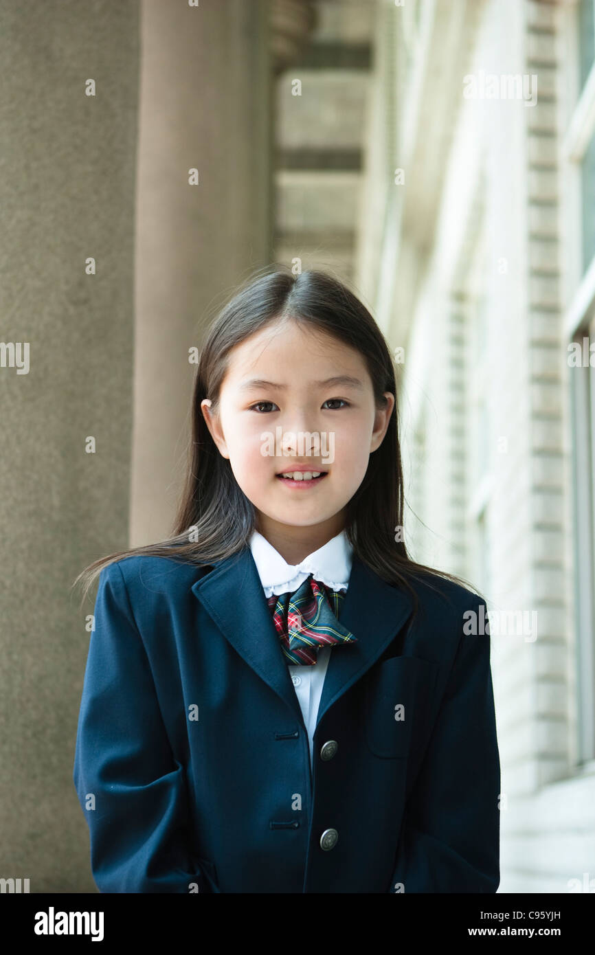 Child japanese girl 9 years old Banque de photographies et d’images à