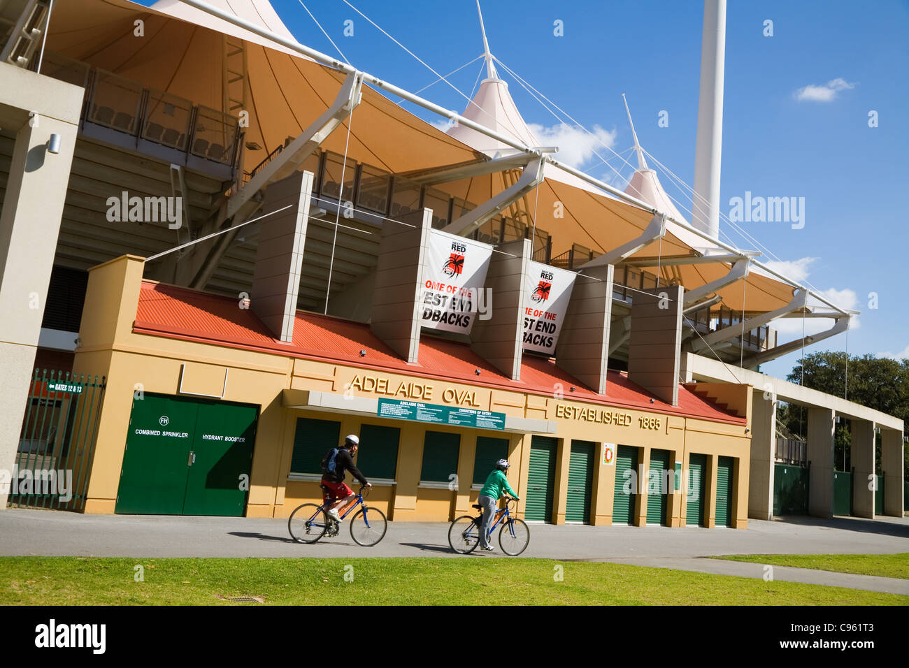 L'Adelaide Oval Cricket Ground. Adélaïde, Australie du Sud, Australie Banque D'Images
