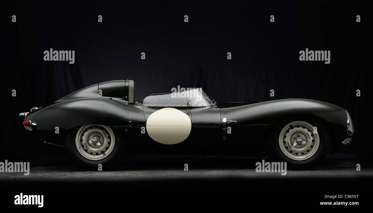 1956 Jaguar D type Banque D'Images