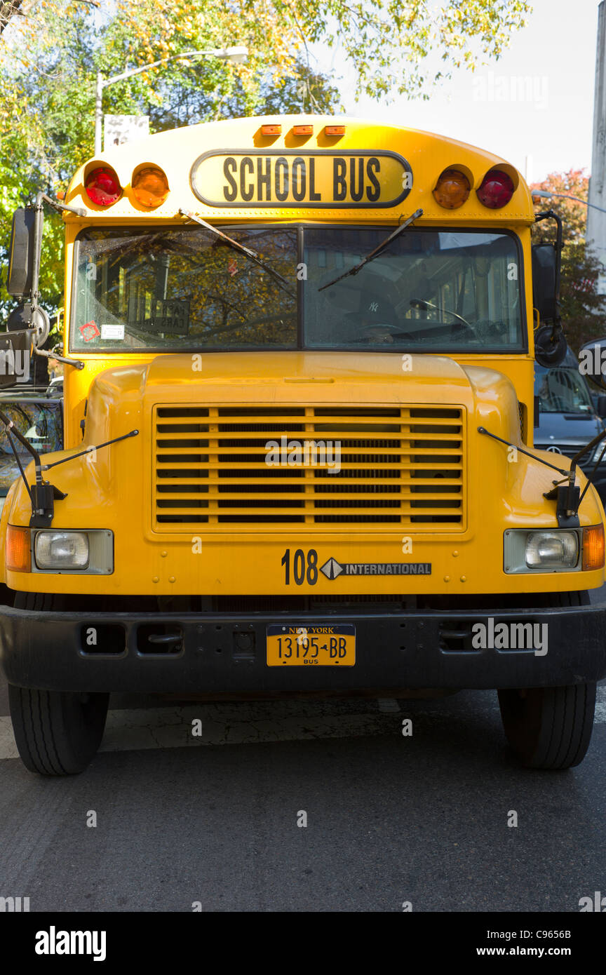 Autobus scolaire Banque D'Images