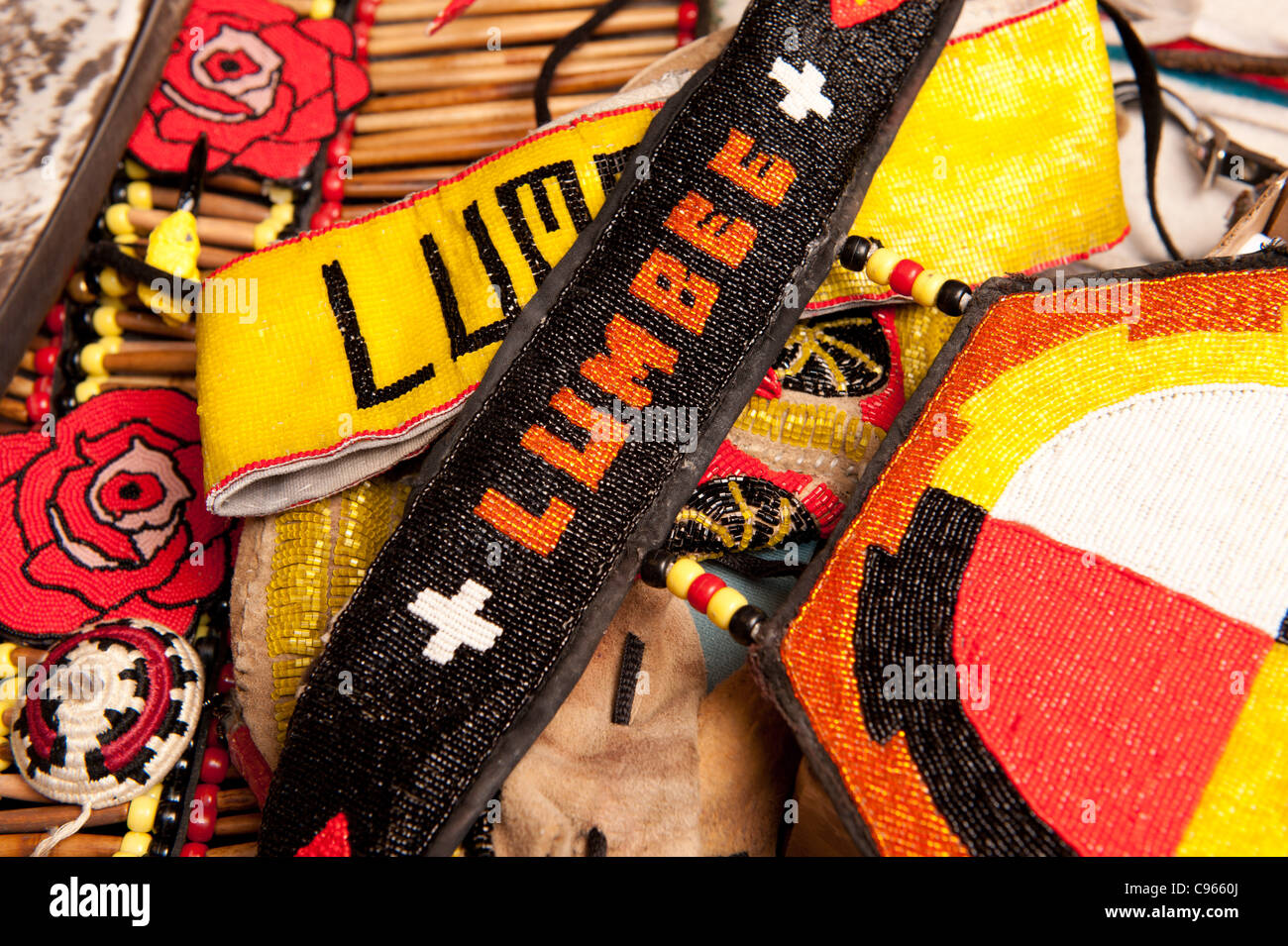 Regalia Lumbee traditionnels Banque D'Images