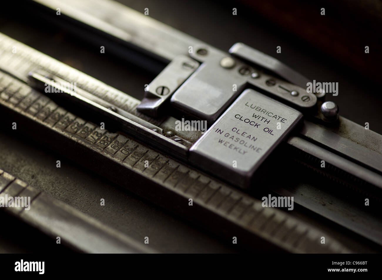 Outils pour bloquer imprime Banque D'Images