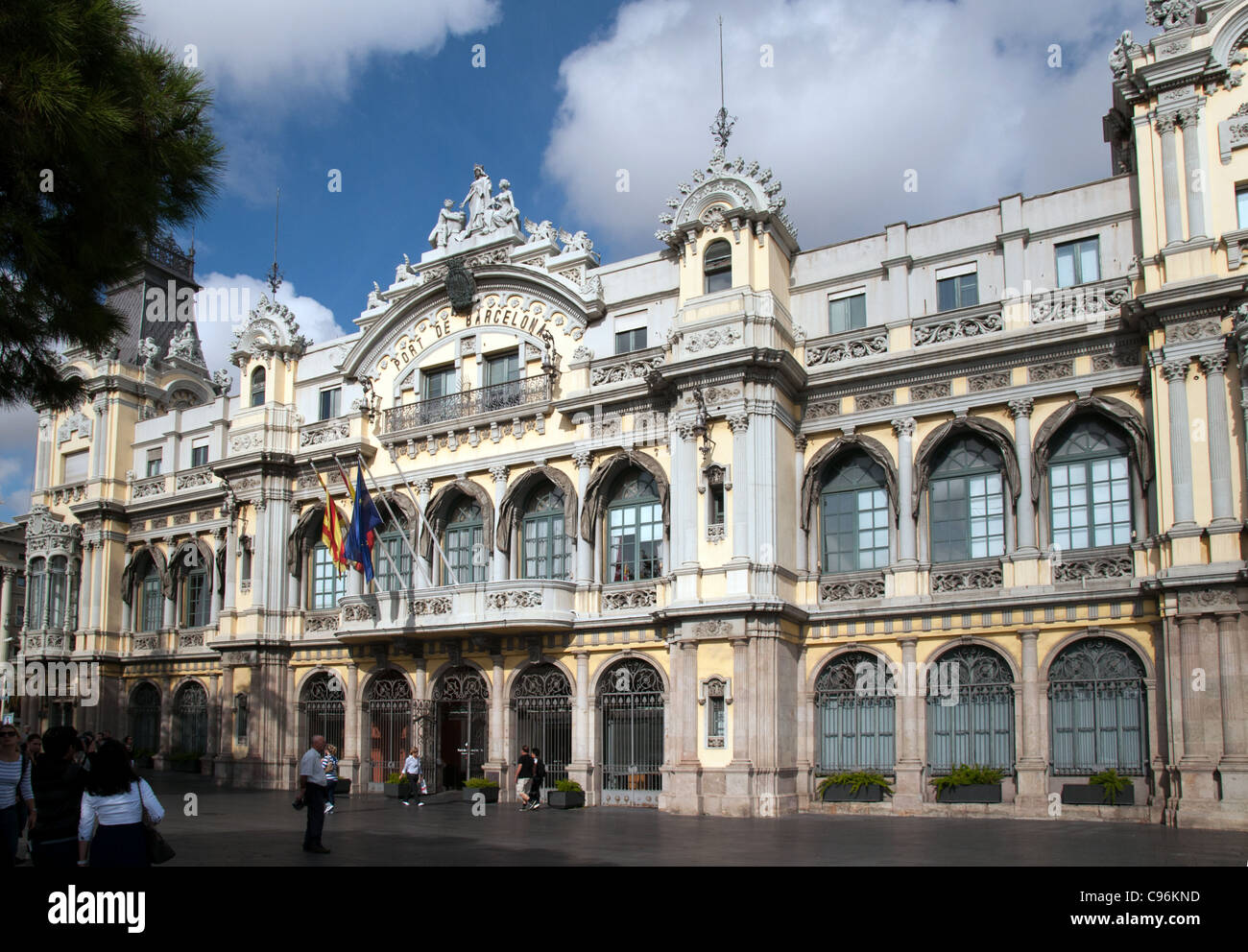 Port de Barcelona, Barcelone, Espagne Banque D'Images