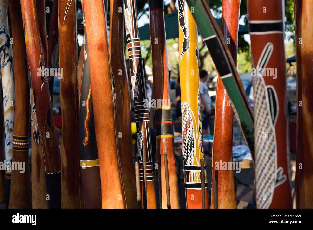 Aboriginal Didgeridoo Australia Banque d'image et photos Alamy