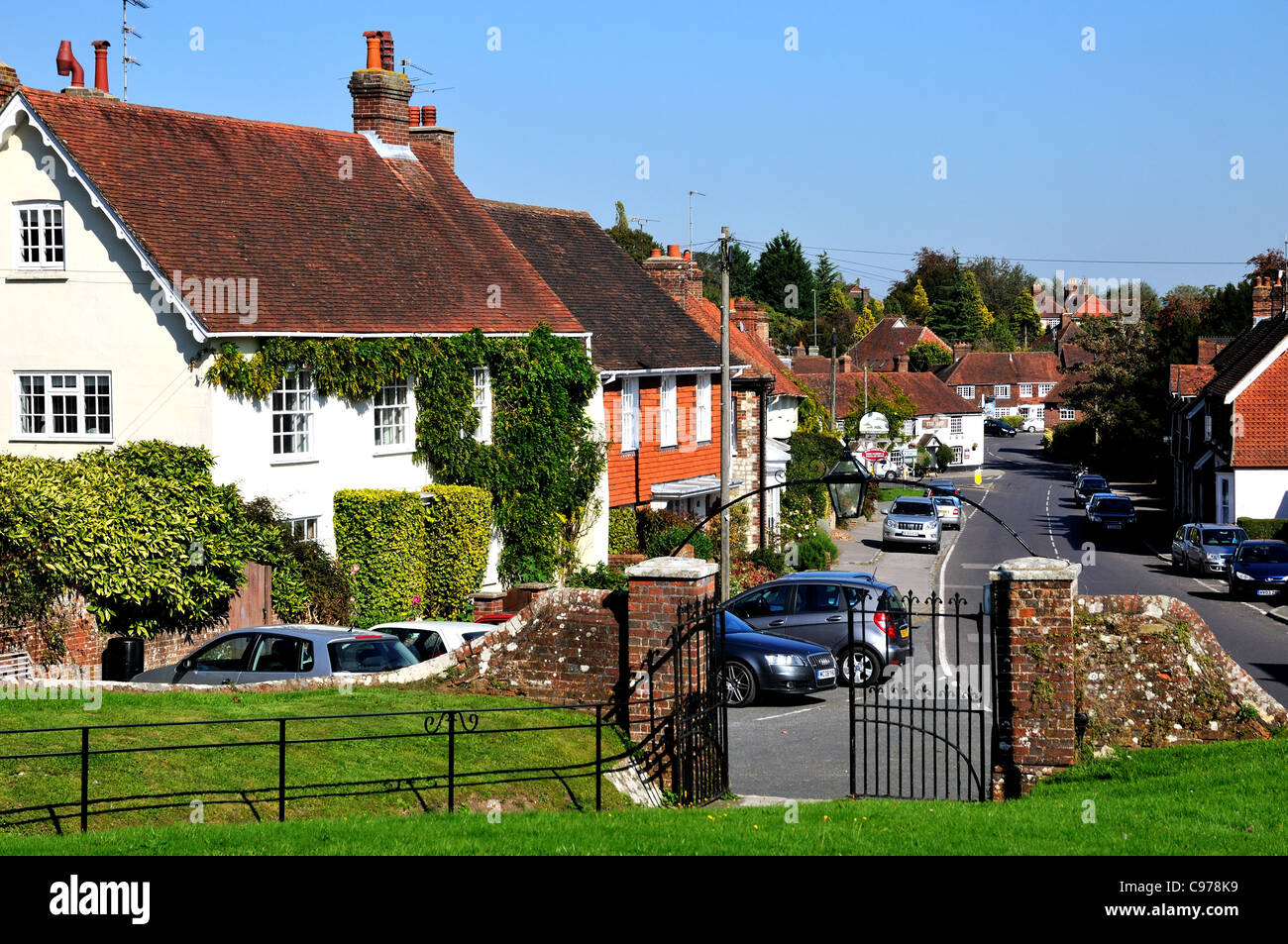 Centre de South West Sussex,village Harting Banque D'Images