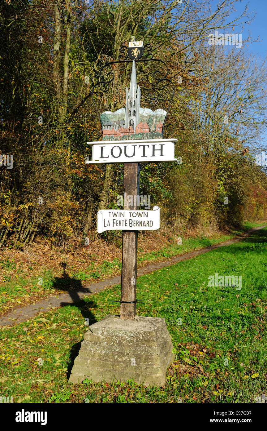 Louth, capitale historique de l'Angleterre Lincolnshire Wolds. Banque D'Images