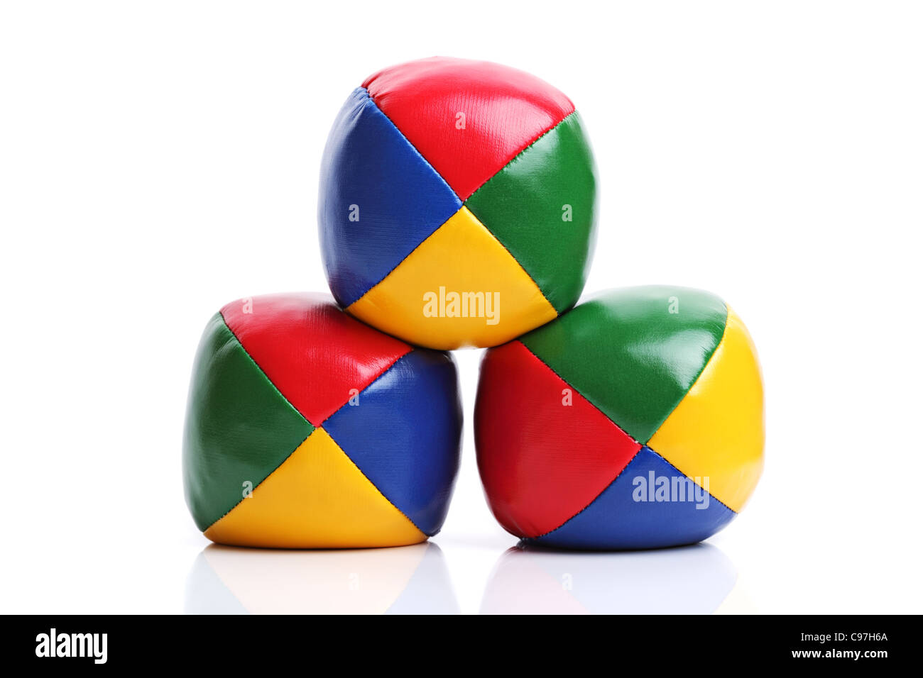 Balles de jonglage Banque D'Images