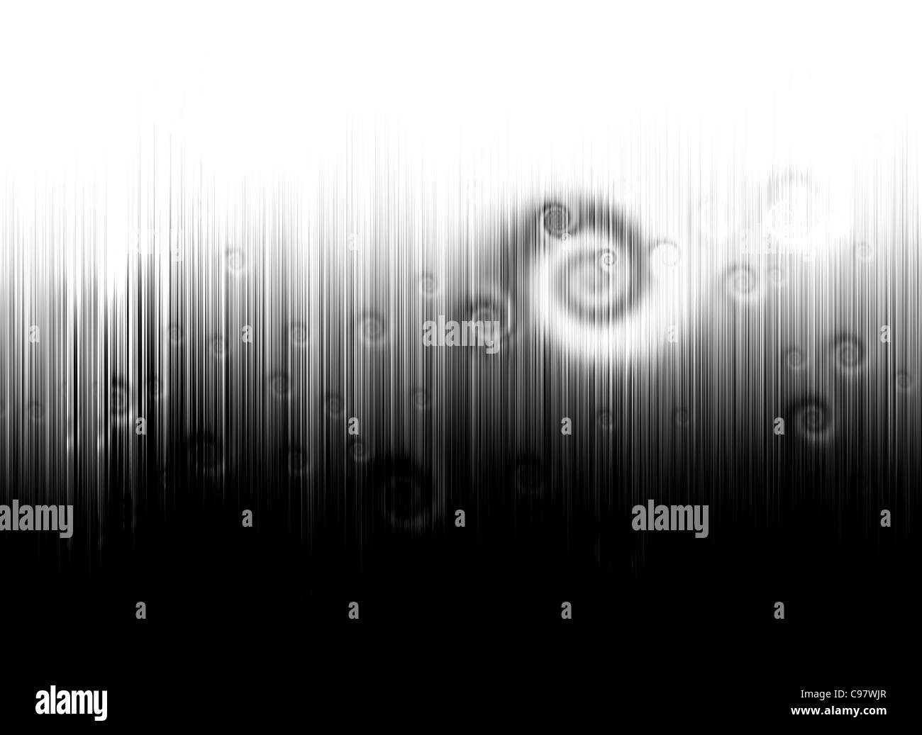 Abstract black and white futuristic hi-tech techno background Banque D'Images