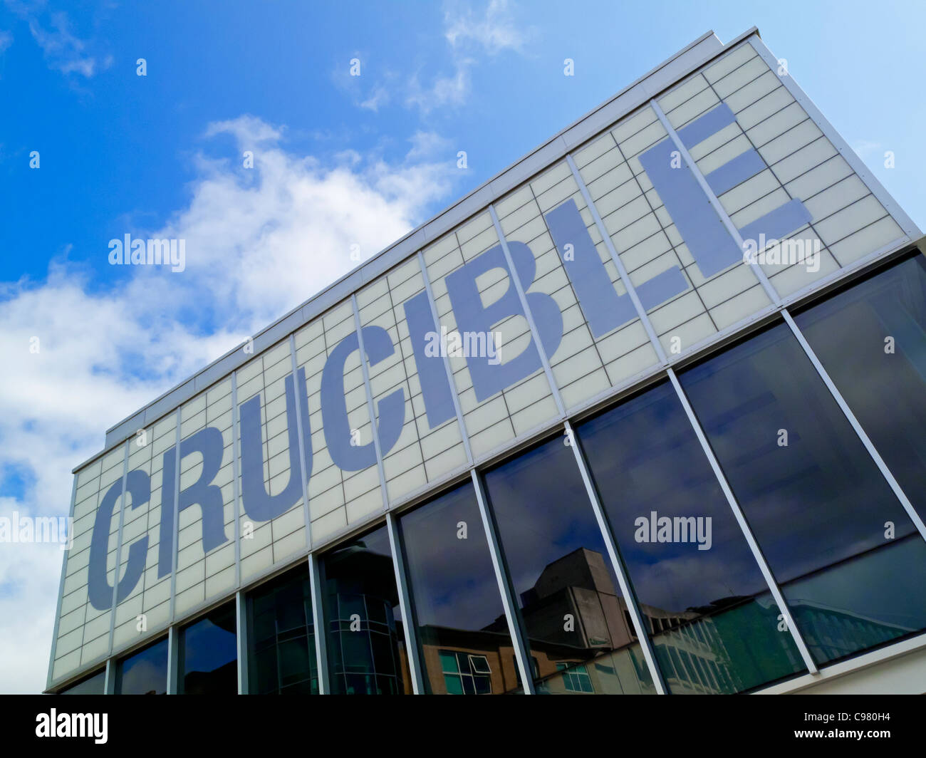 Le théâtre Crucible du centre-ville de Sheffield, South Yorkshire, UK a également utilisé pour le championnat du monde de snooker depuis 1977 Banque D'Images