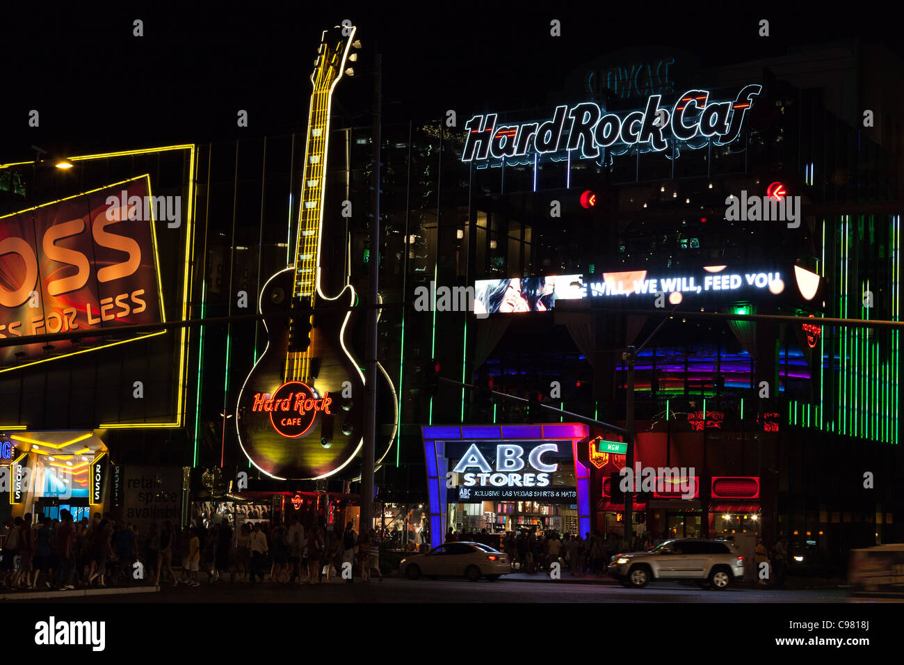 Hard Rock Café de Las Vegas Banque D'Images