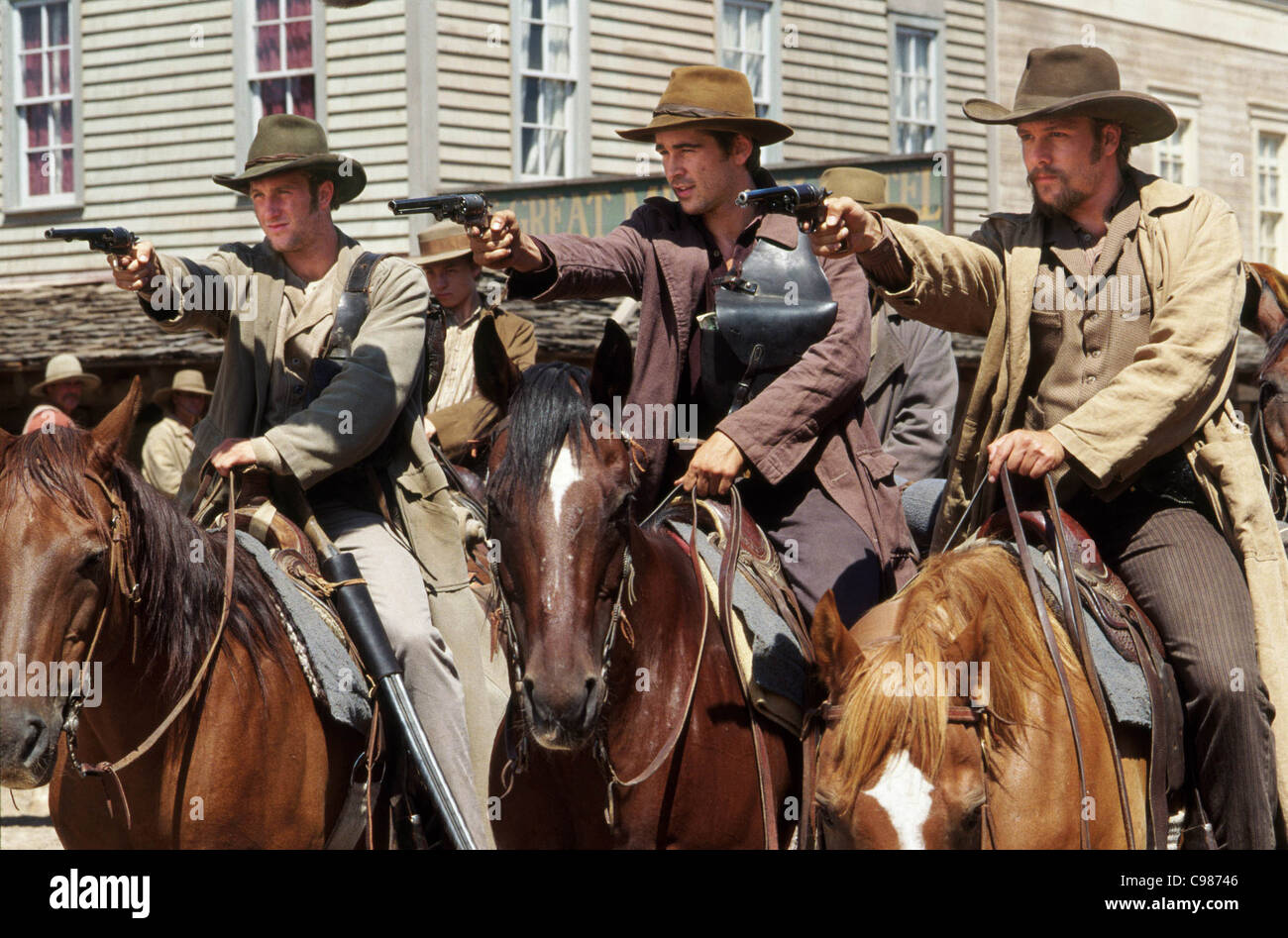 American Outlaws Année : 2001 USA Scott Caan, Colin Farrell, Gabriel Macht réalisé par Les Mayfield Banque D'Images