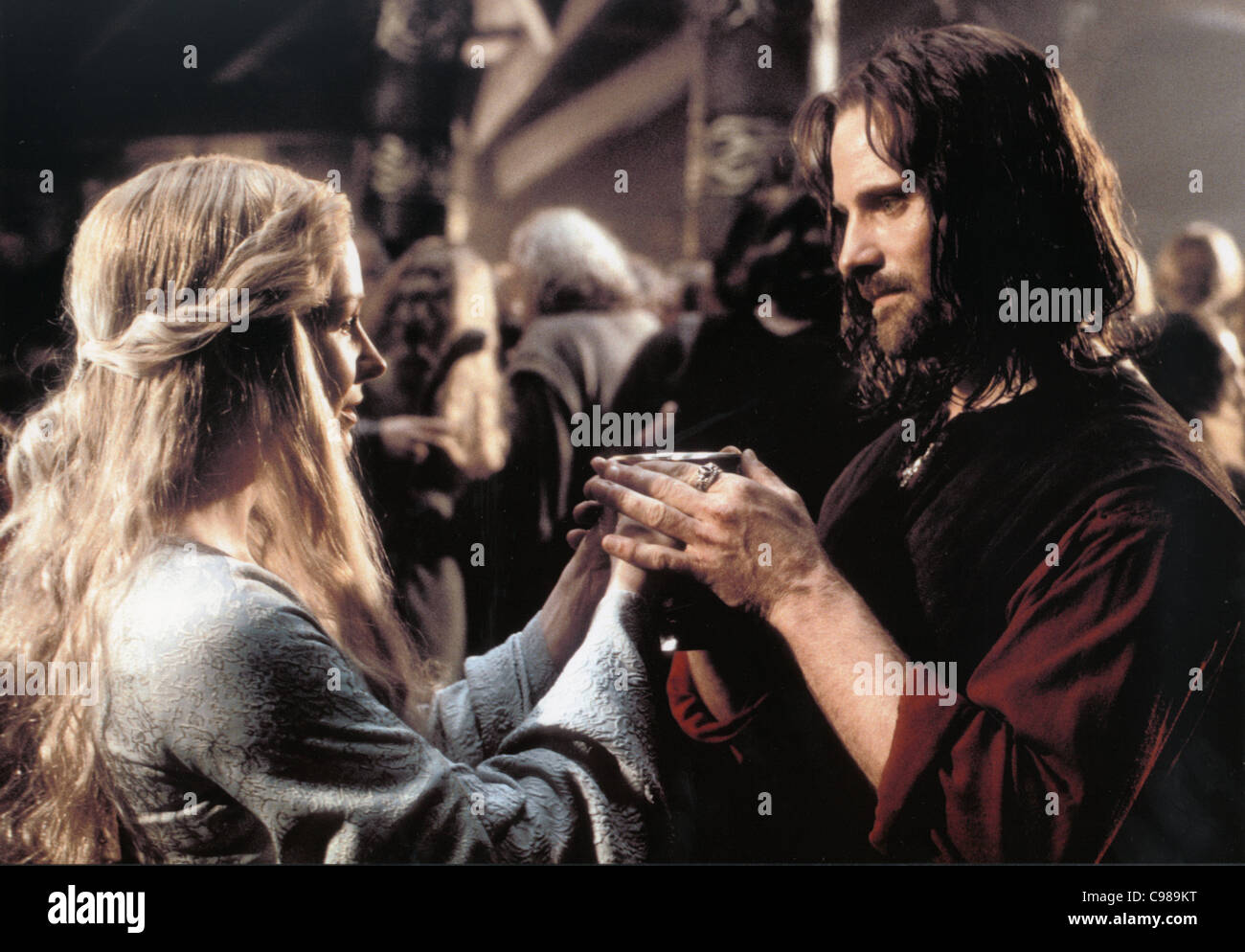 Le Seigneur des Anneaux : Le Retour du Roi Année : 2003 USA Miranda Otto, Viggo Mortensen Réalisateur : Peter Jackson basé sur la trilogie de Tolkien Banque D'Images