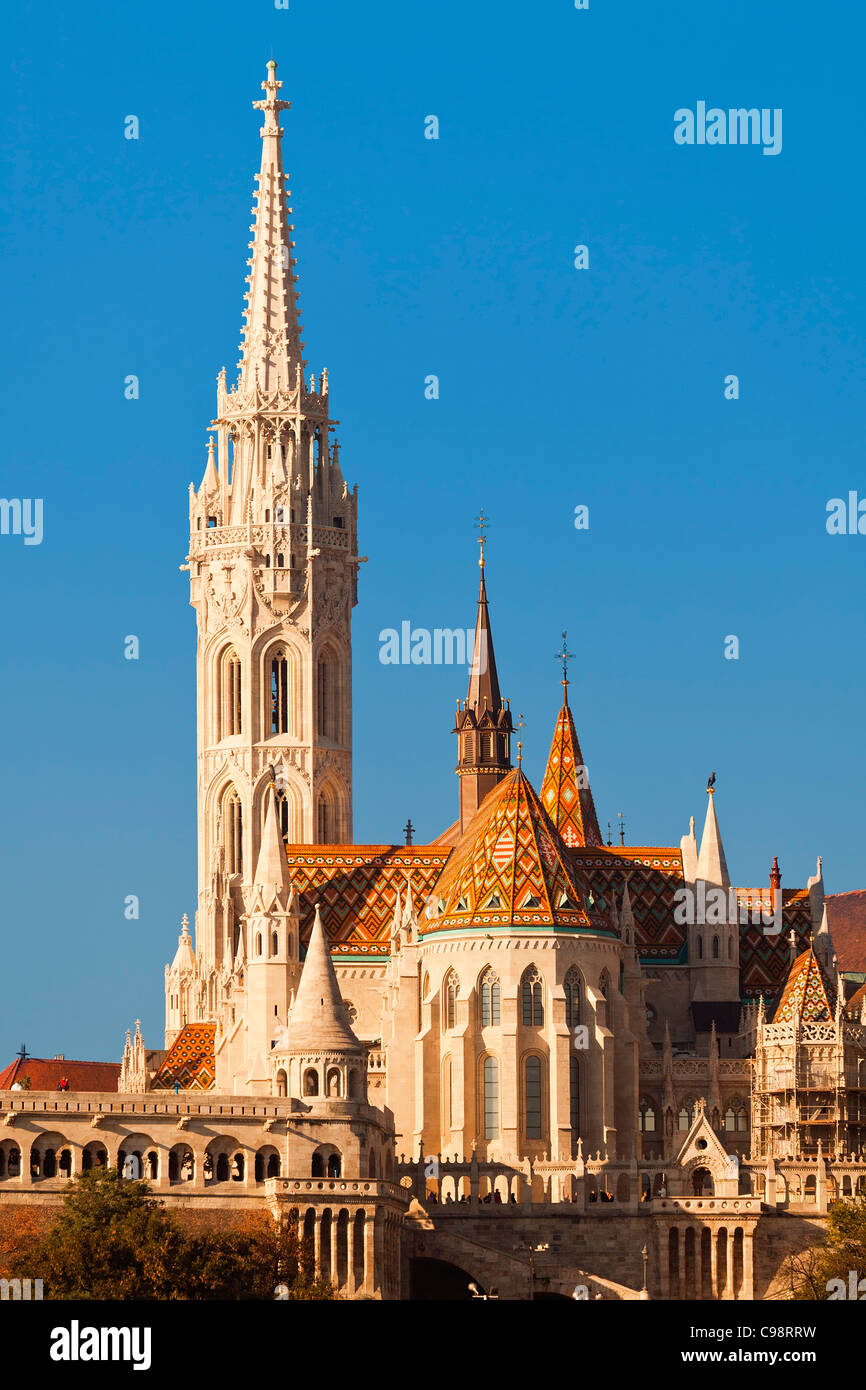 L'église Matthias, Budapest Banque D'Images