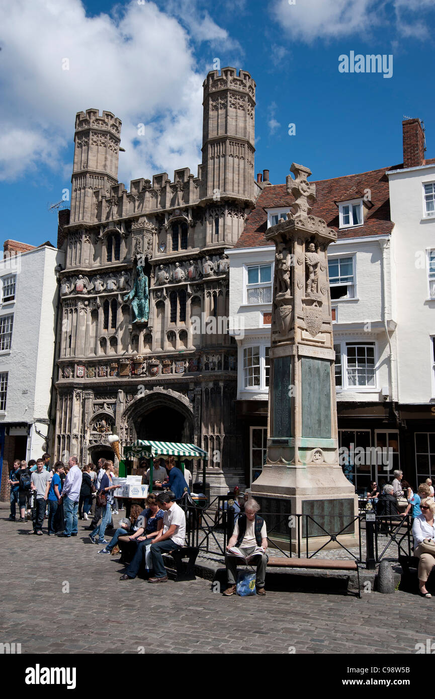 Marché du beurre Canterbury Kent Banque D'Images