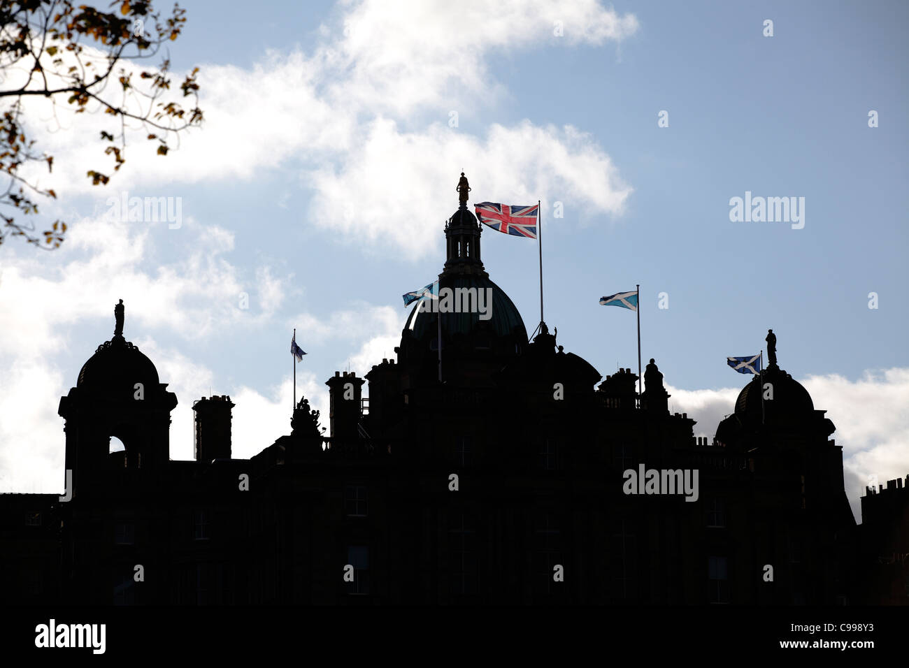 Siège de la Bank of Scotland sur la plaie, Édimbourg, Écosse, Royaume-Uni Banque D'Images