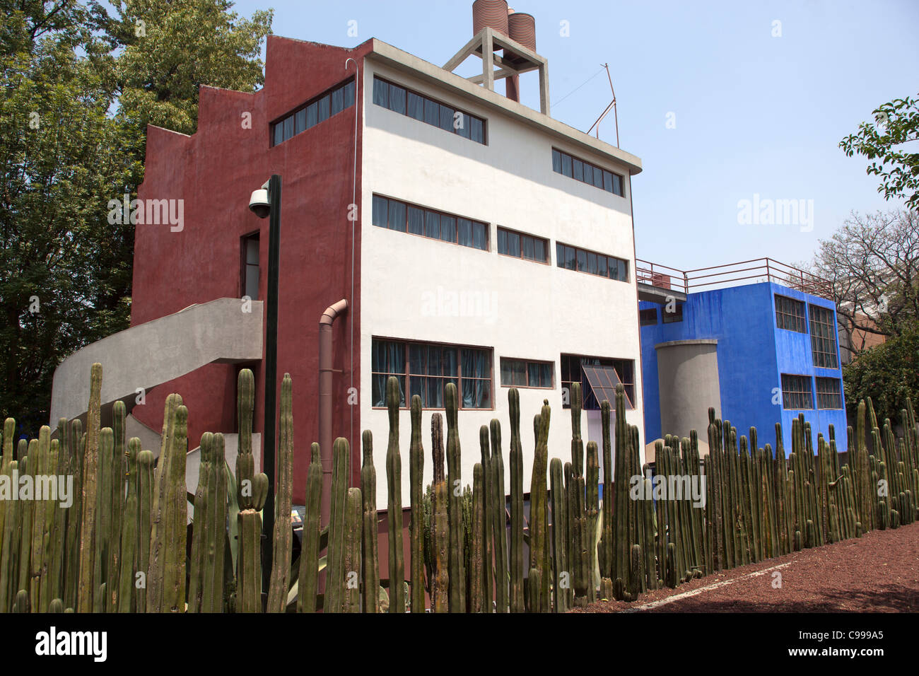 Diegos House - Museo Casa Estudio Diego Rivera y Frida Kahlo - Mexico Mexique Banque D'Images