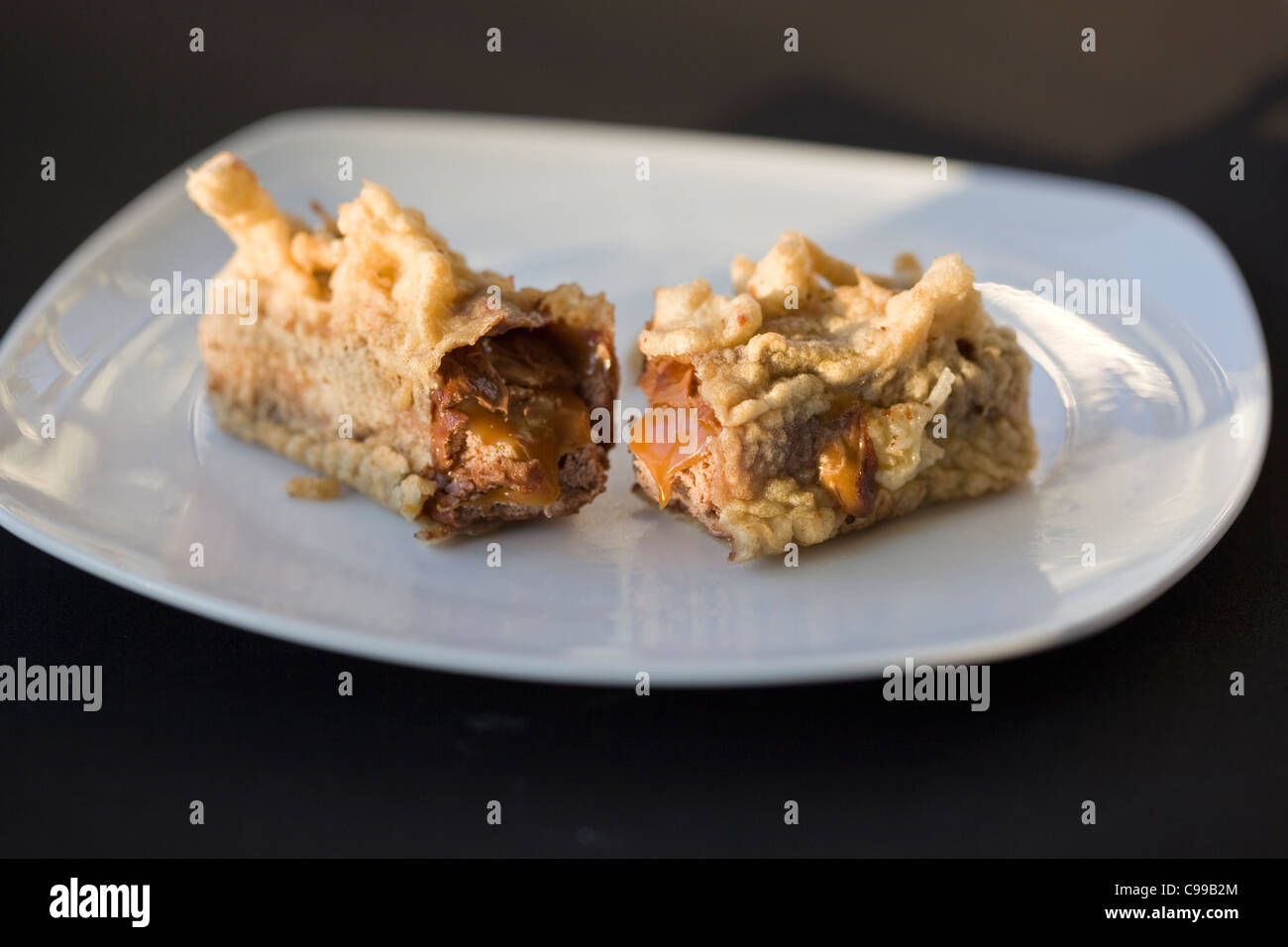 Deep Fried Mars Bar Banque D'Images