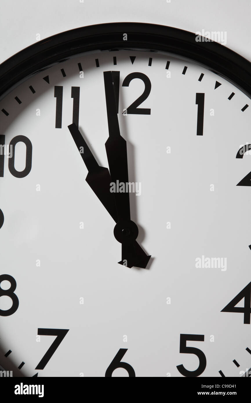 11h horloge Banque de photographies et d'images à haute résolution - Alamy