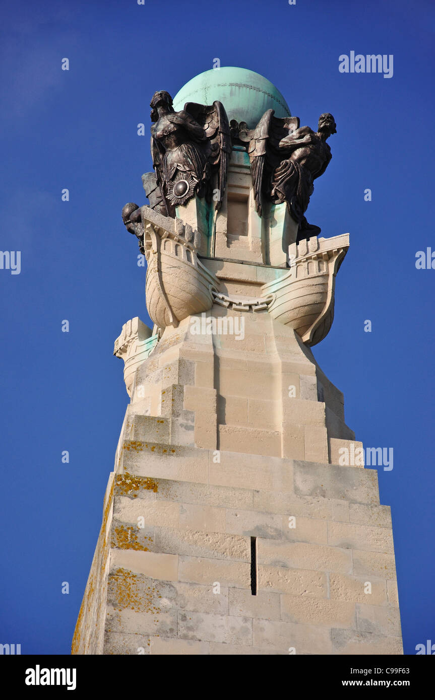 Portsmouth Naval Memorial, Southsea Common, Southsea, Portsmouth, Hampshire, Angleterre, Royaume-Uni Banque D'Images