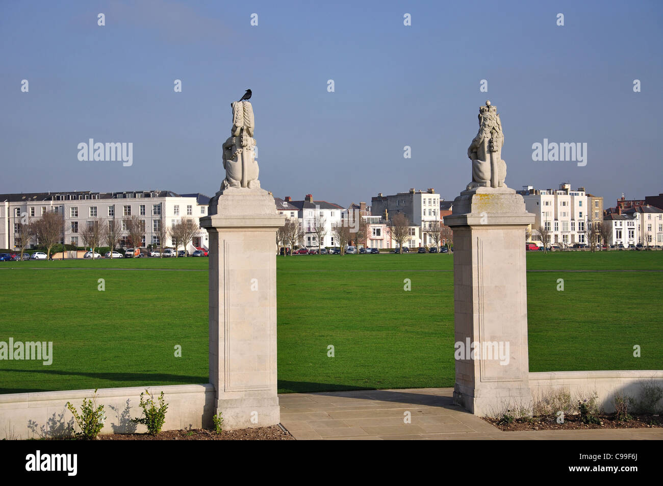 Southsea Common, Southsea, Portsmouth, Hampshire, Angleterre, Royaume-Uni Banque D'Images