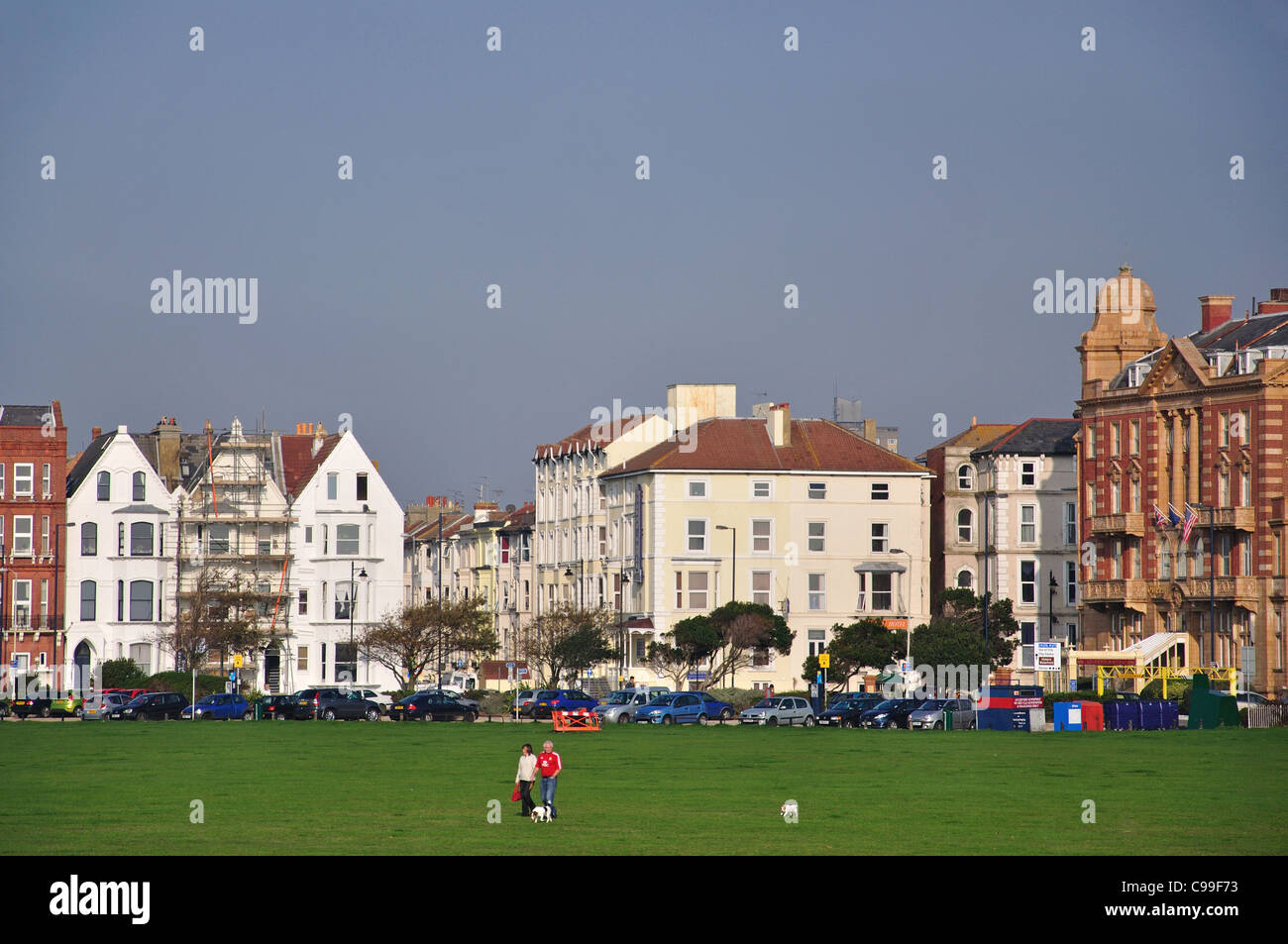 Southsea Common, Southsea, Portsmouth, Hampshire, Angleterre, Royaume-Uni Banque D'Images