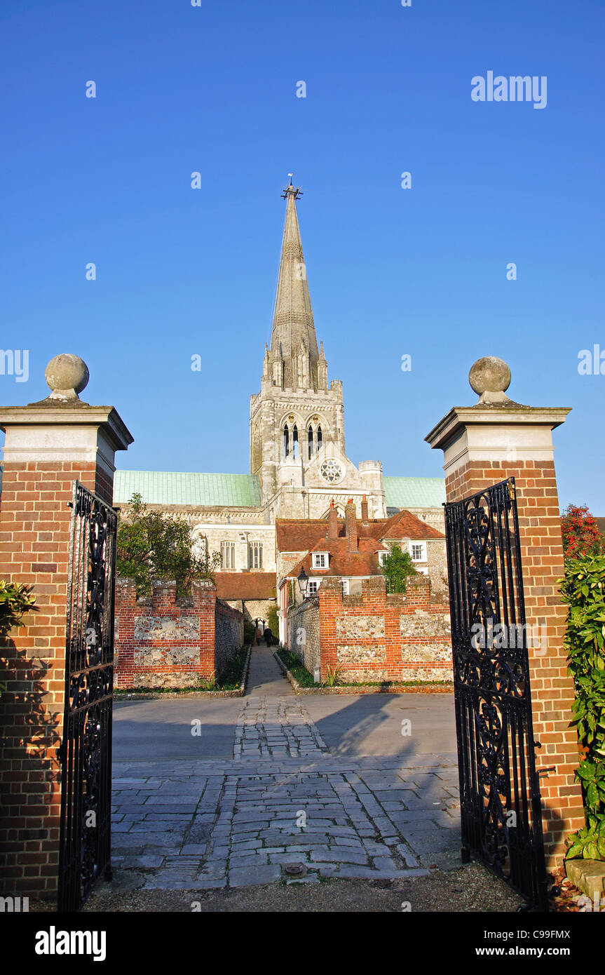 Chichester Cathedral, Chichester, West Sussex, Angleterre, Royaume-Uni Banque D'Images