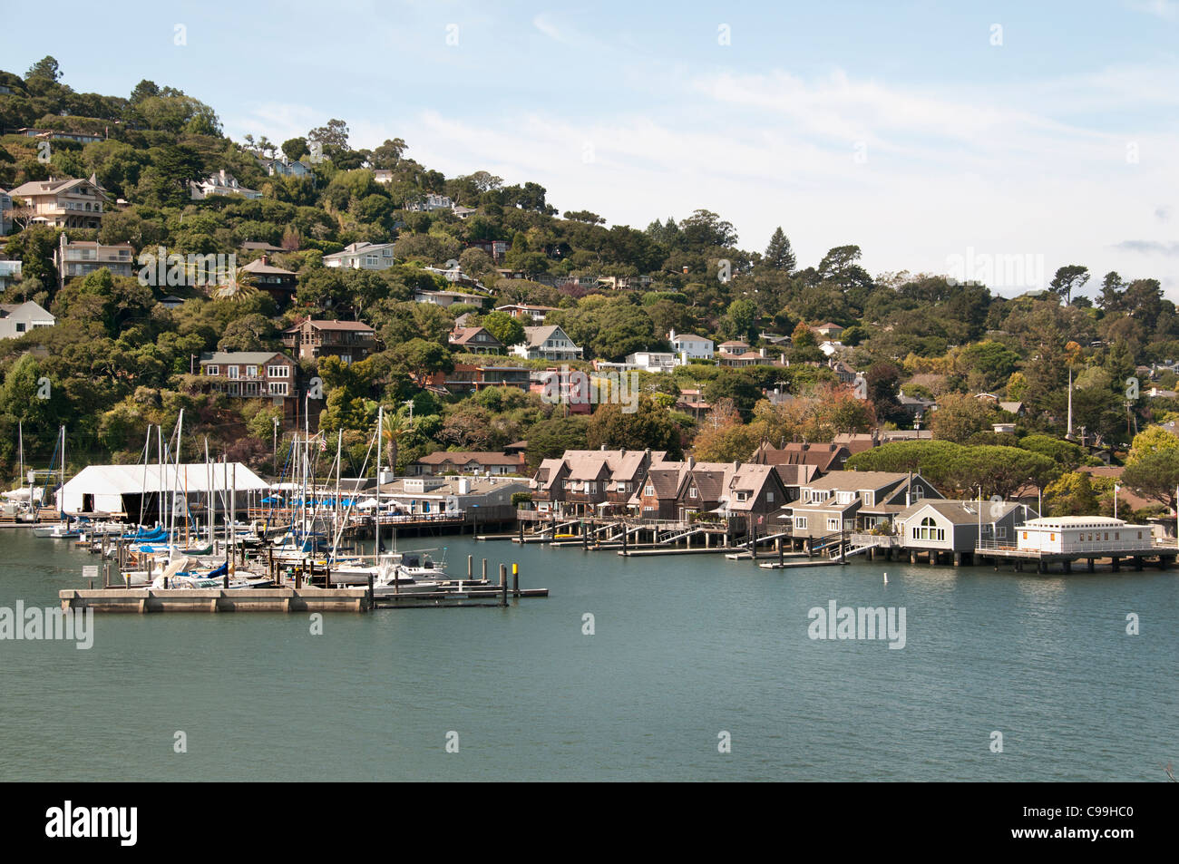 Tiburon San Francisco California United States of America USA Américain Town City Banque D'Images
