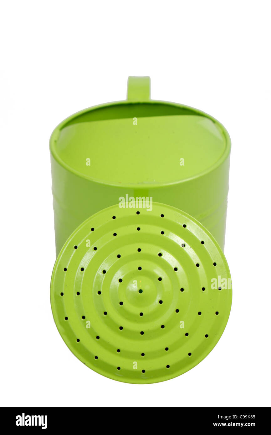 Sprinkleur vert isolated on white Banque D'Images