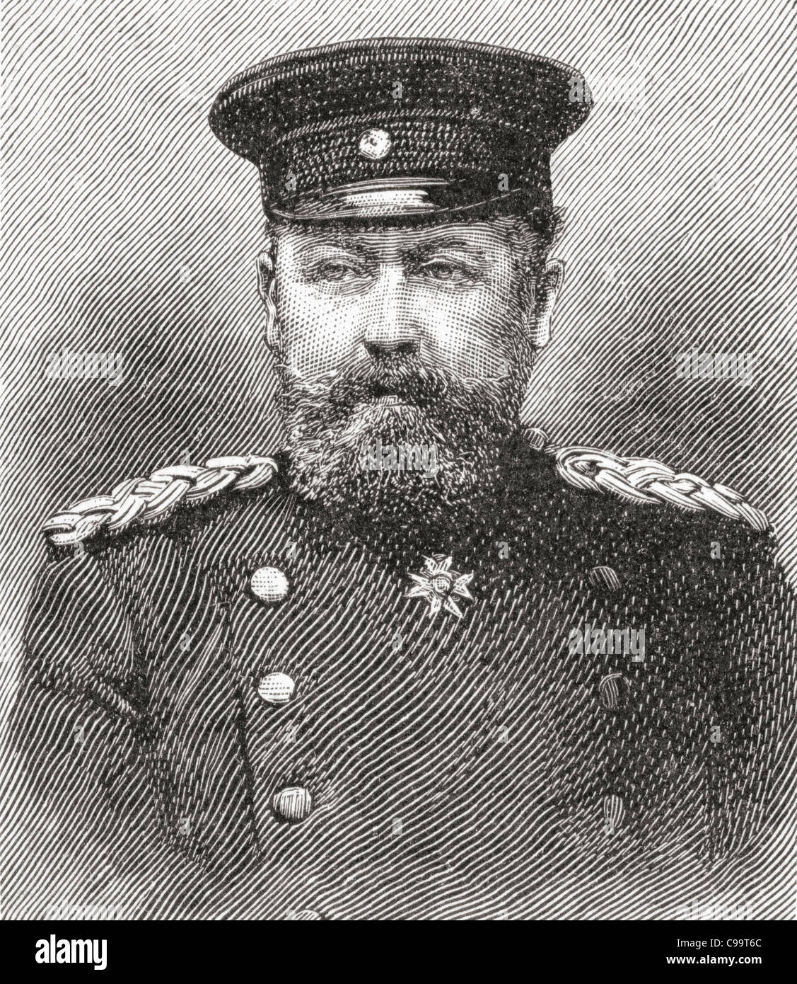 Alfred, duc de Saxe-cobourg et Gotha, 46 ans, 1844 - 1900. Troisième Duc de Saxe-cobourg et Gotha. Banque D'Images