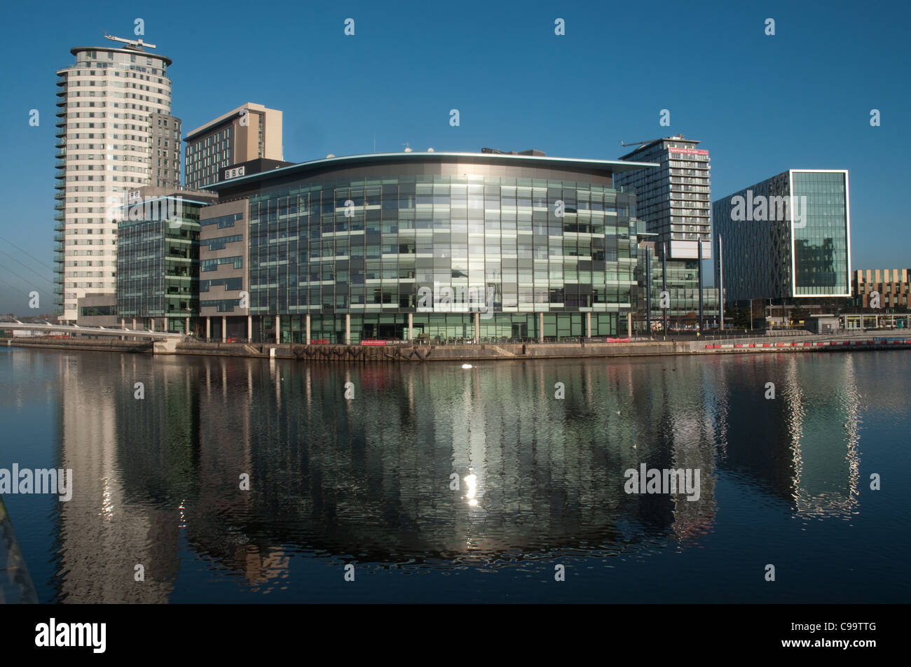 Media City UK, Salford Quays. Banque D'Images