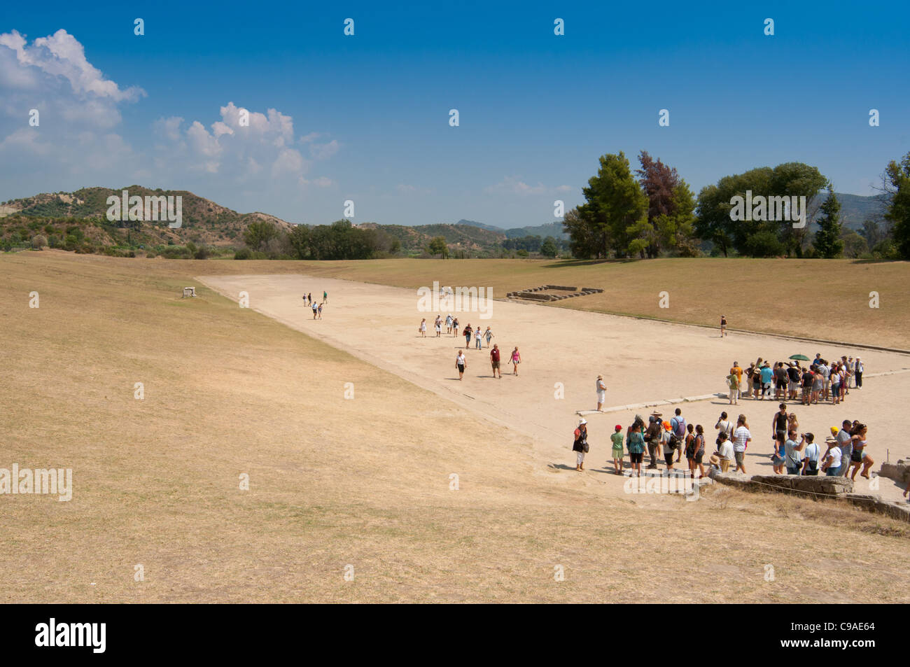 Le stade d'Olympie Péloponnèse, Grèce. 2011. Banque D'Images