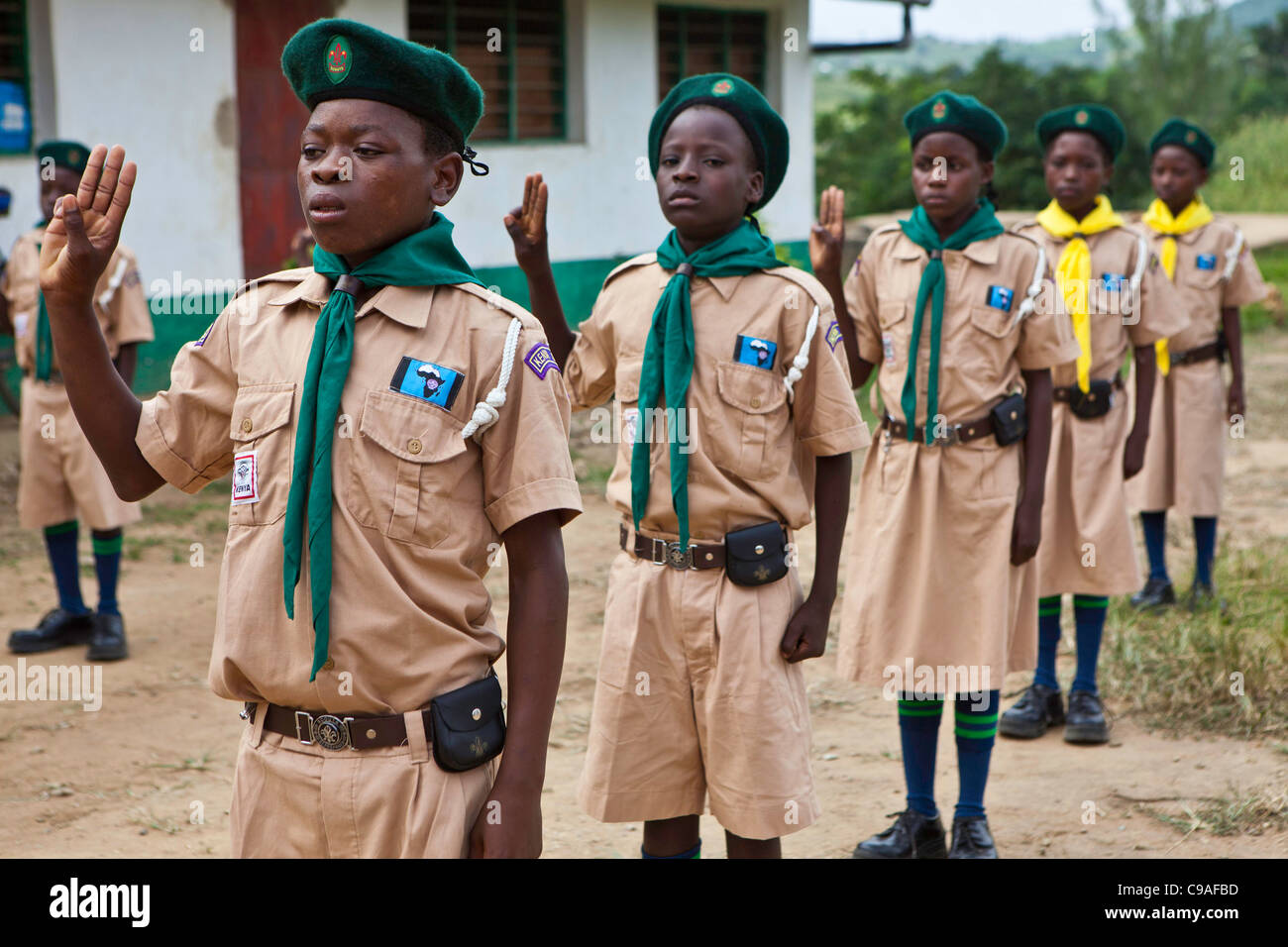 School Children Mombasa Kenya Banque d'image et photos Alamy