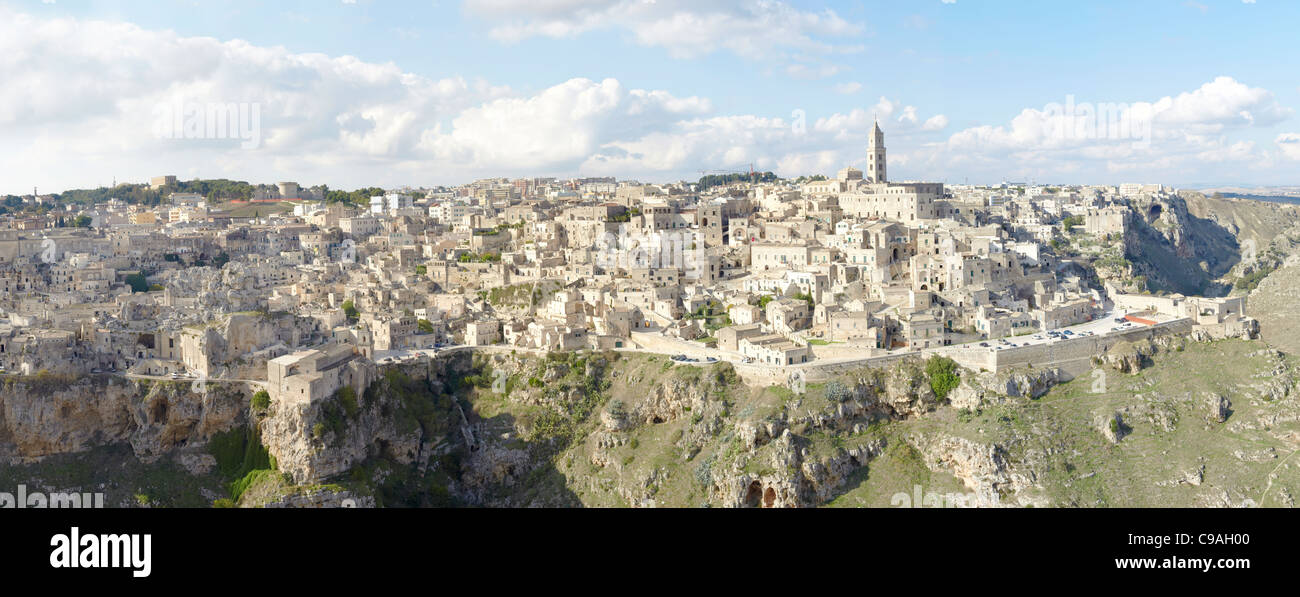 Matera, Italie, patrimoine mondial de l'Unesco Banque D'Images
