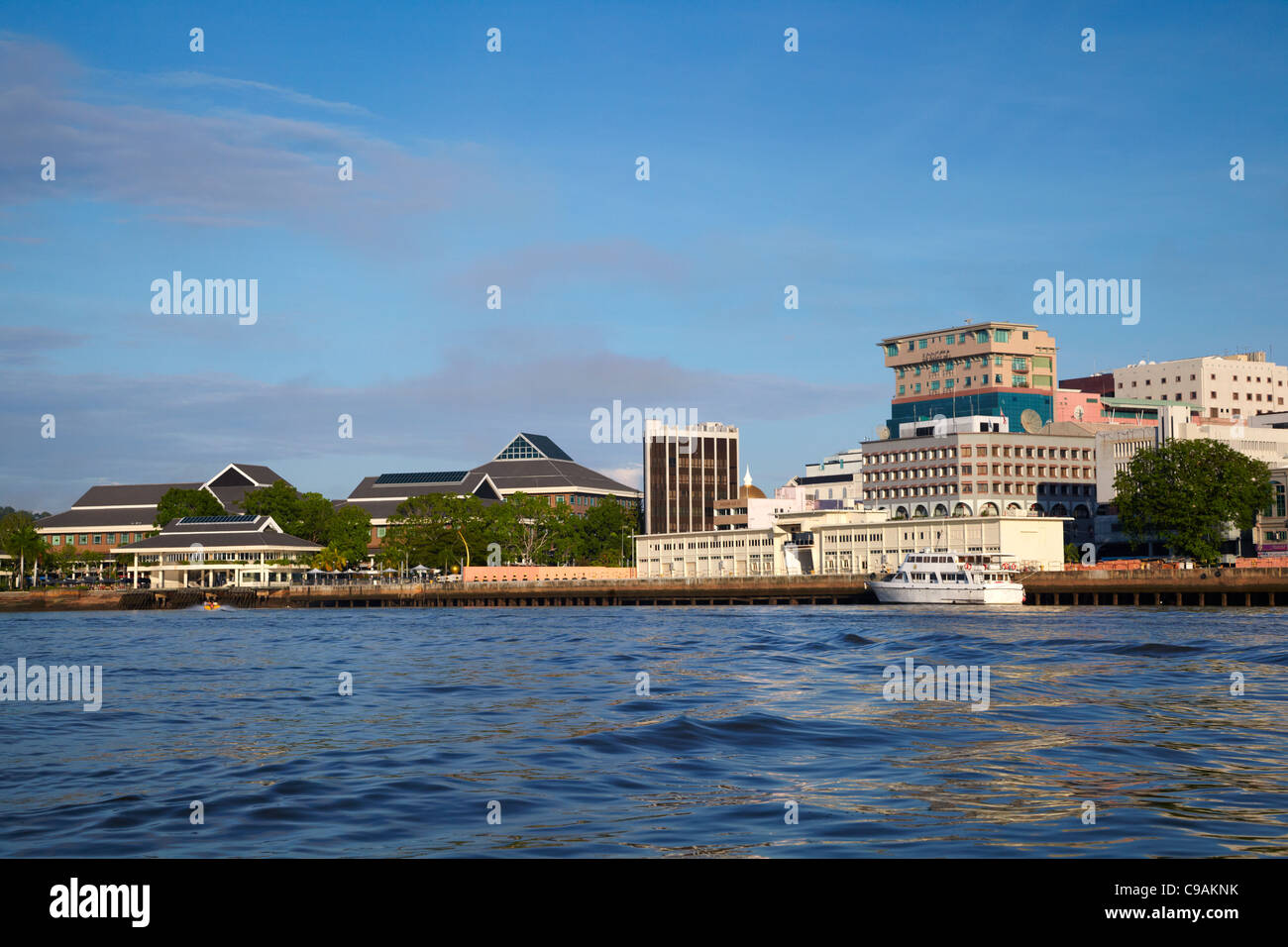 Waterfront, Bandar Seri Begawan, Brunei Darussalam, en Asie Banque D'Images