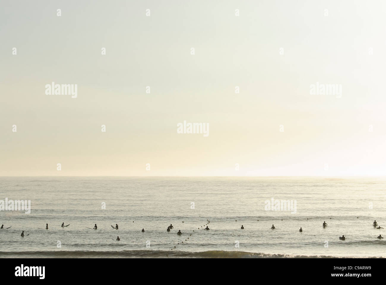 Plage de Taito, Chiba, Japon. Taito beach est l'un des plus célèbres spots de surf à proximité de Tokyo. Banque D'Images