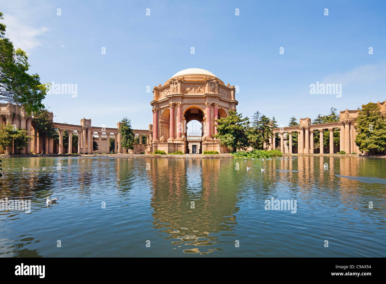 Palace of Fine Arts, San Francisco Banque D'Images