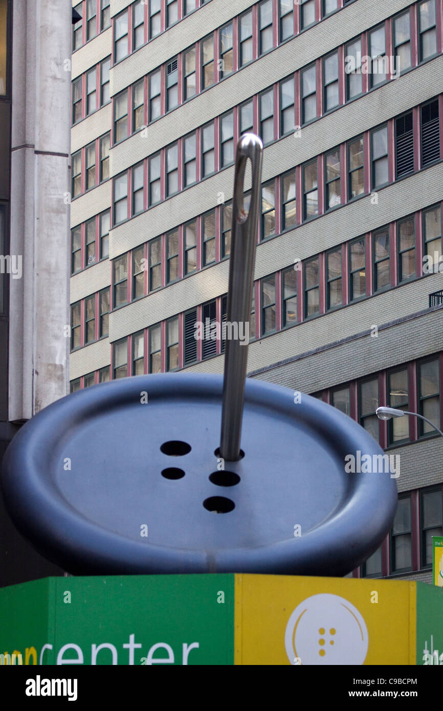 Le quartier de la mode New York City USA Manhattan dans le quartier de Garment Banque D'Images