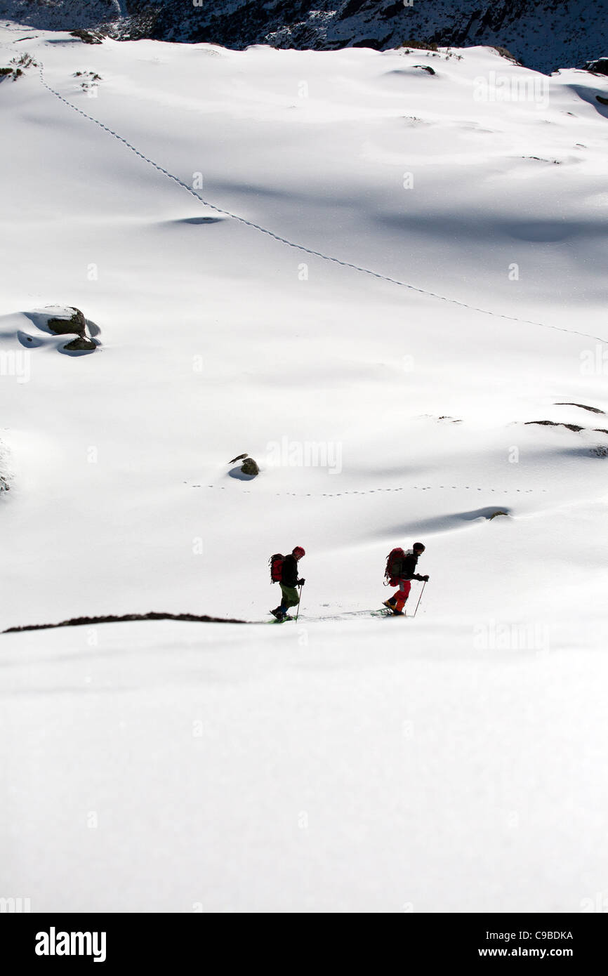 Snow Racttes Snow rackets Banque de photographies et d’images à haute résolution - Alamy