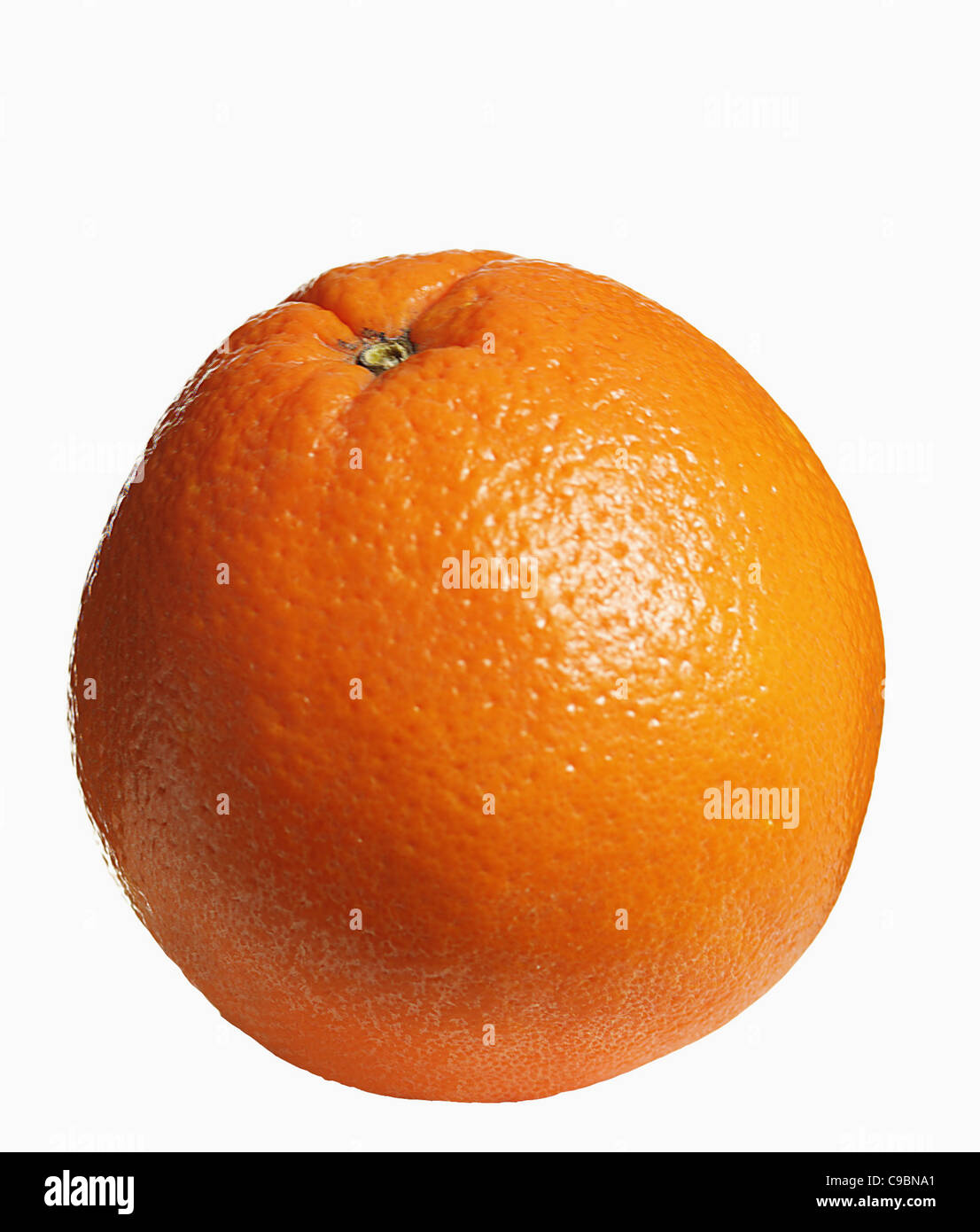Orange contre white background, Close up Banque D'Images