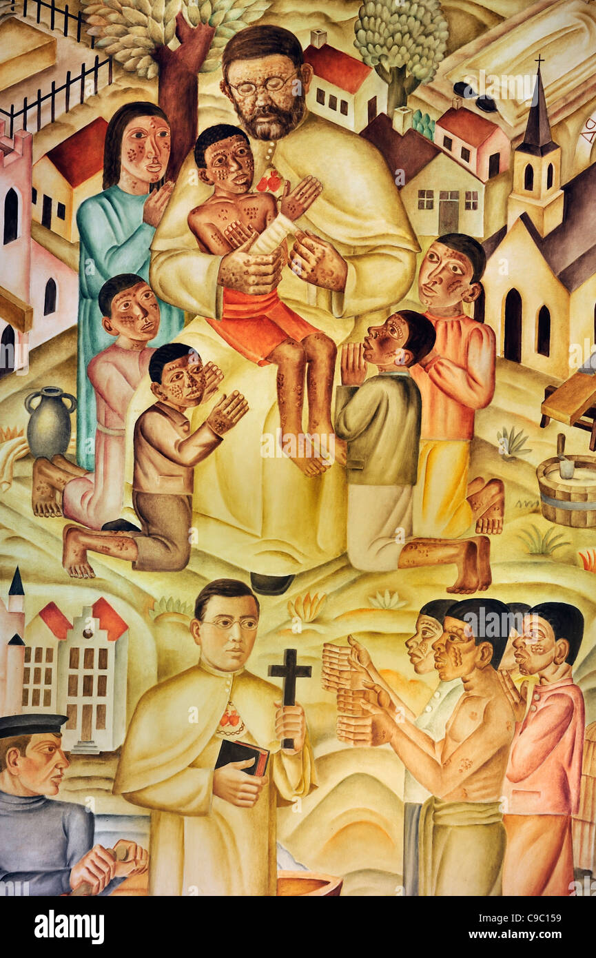 Le père damien de veuster Banque d'image et photos Alamy