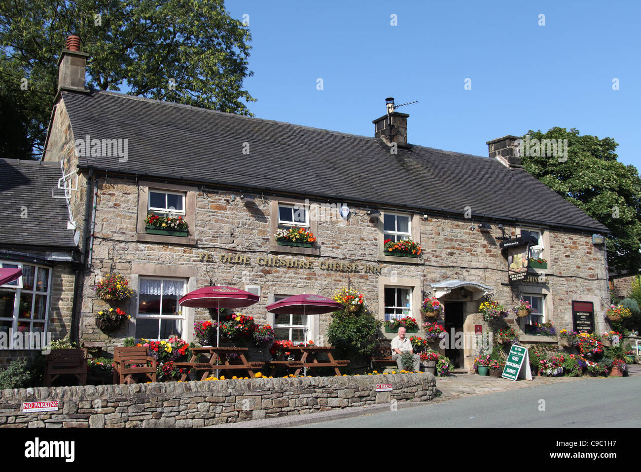 Ye Olde Cheshire Cheese Inn à Longnor Banque D'Images