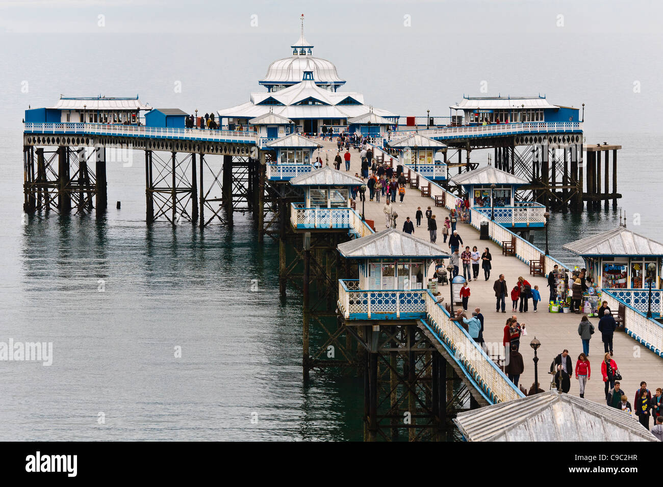 Jetée de Llandudno, Conwy, Pays de Galles Banque D'Images