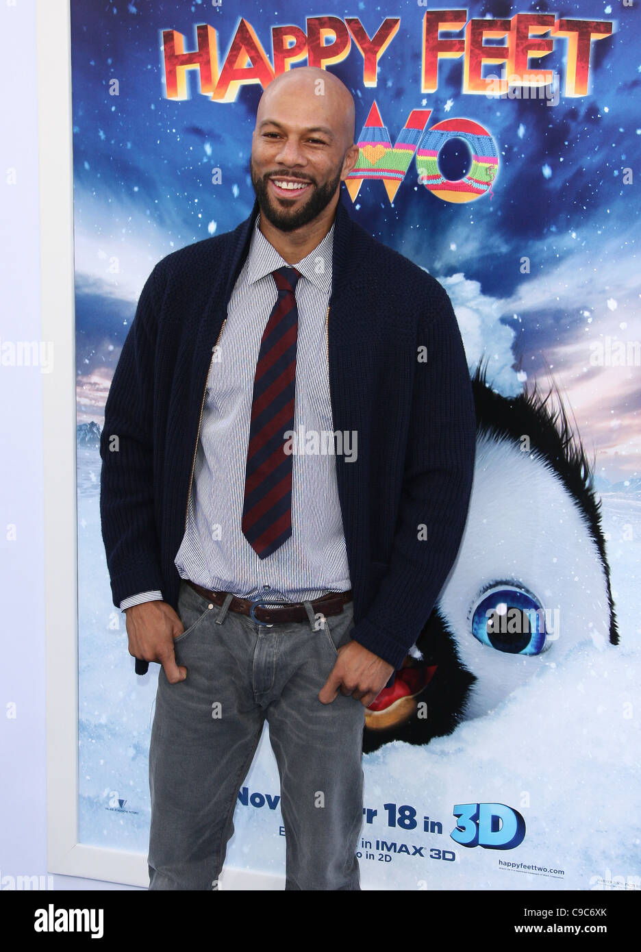 HAPPY FEET COMMUN DEUX. Première mondiale HOLLYWOOD LOS ANGELES CALIFORNIA USA 13 novembre 2011 Banque D'Images