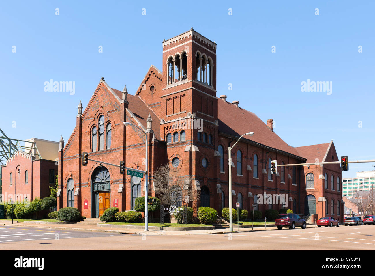 First Presbyterian Church, Memphis Banque D'Images