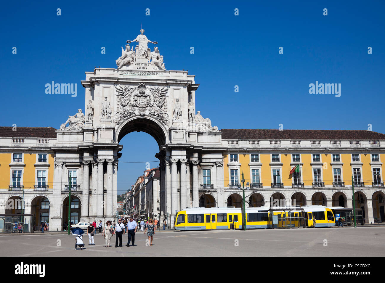 L'Arco do Triunfo Europe Portugal Lisbonne Banque D'Images