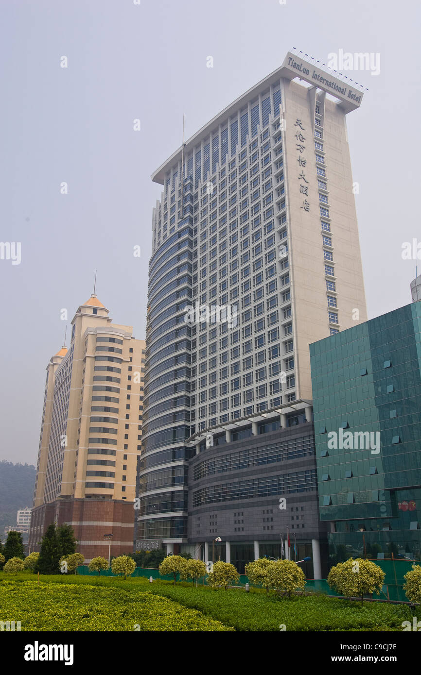 GUANGZHOU, province de Guangdong, Chine - immeubles de grande hauteur dans la ville de Guangzhou. Banque D'Images