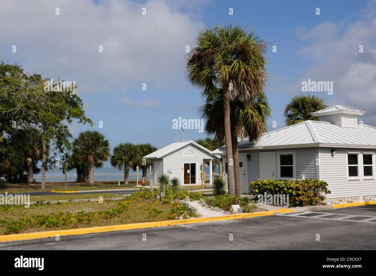 Entrée de Honeymoon Island State Park près de Dunedin Florida USA Banque D'Images