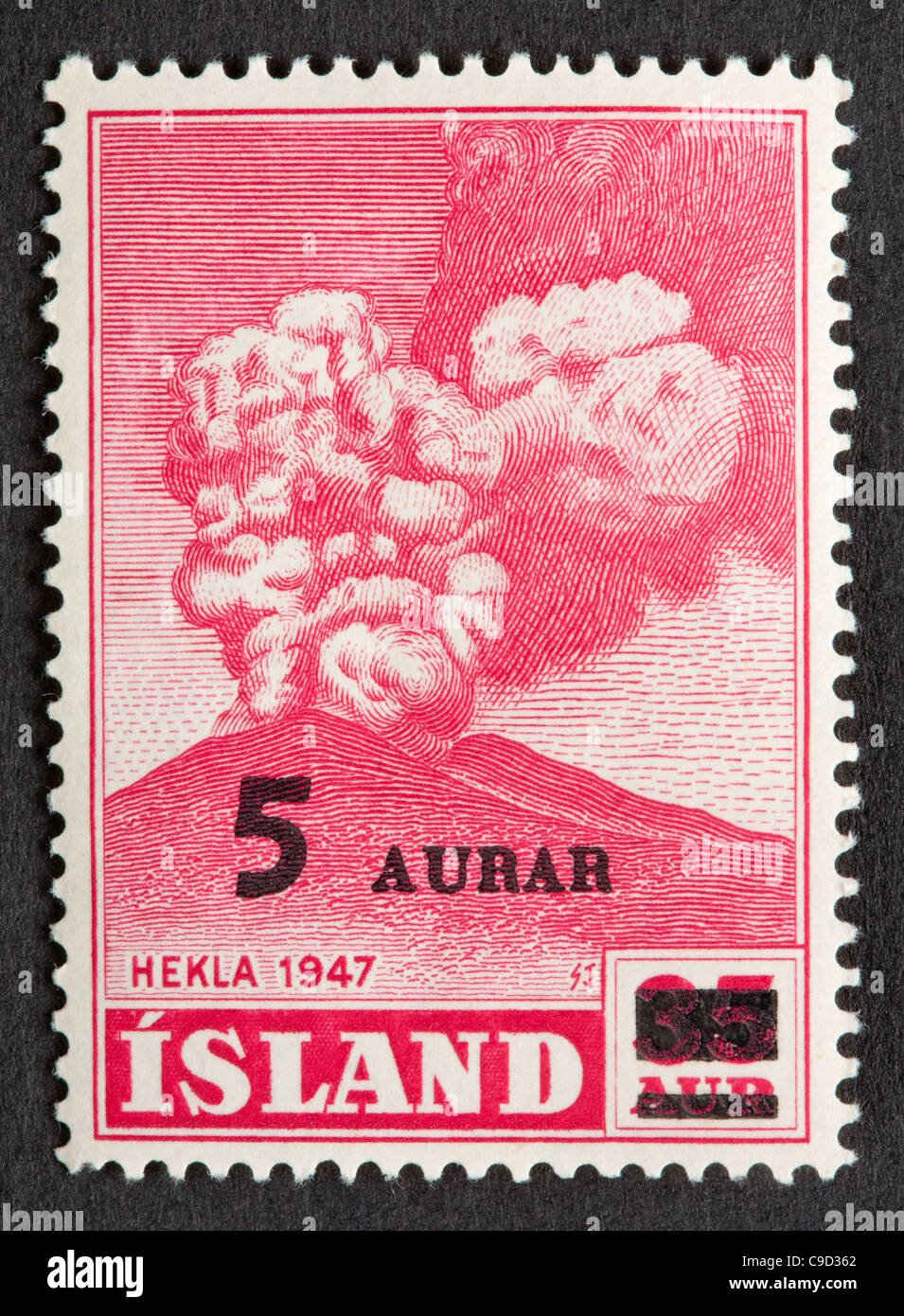 Timbre islandais Banque D'Images