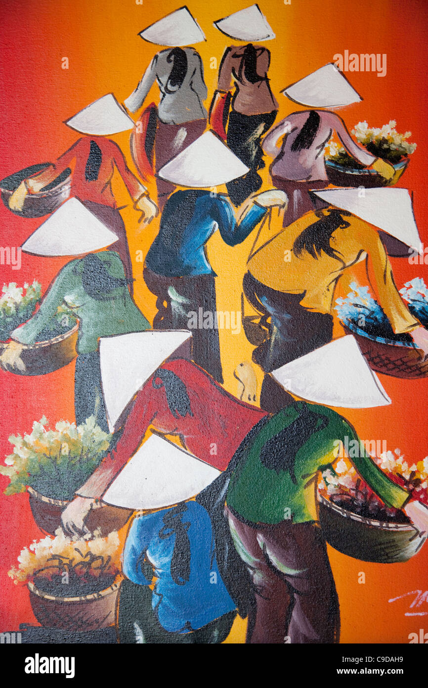 Vietnam, Hoi An, Art Vietnamien Banque D'Images