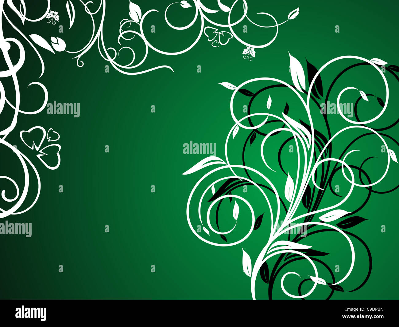 Floral background for design holiday card, vector illustration Banque D'Images